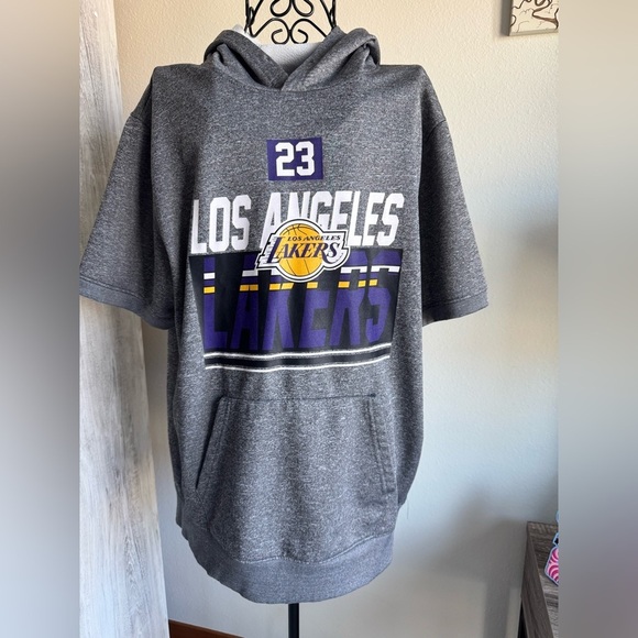 NBA Other - NBA Gray LeBron James #23 Fleece Hoodie
